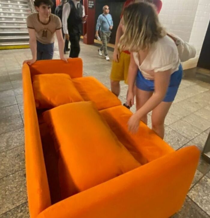 My Favorite Part About This Is It’s Happening In Times Square 😂. Not All Heroes Wear Capes!