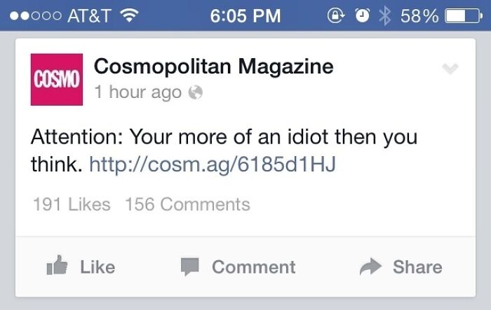 Telling Someone They're Stupid Doesn't Work When You're Grammatically Incorrect