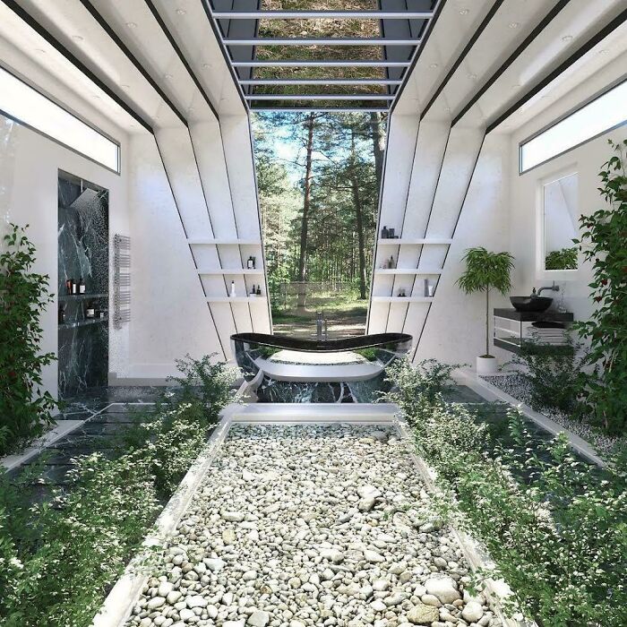 Green Bath, Design And Visualization By Amin Ranjbar