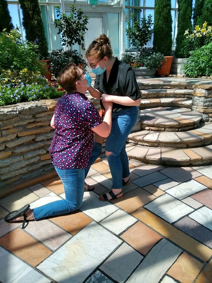 Hi Internet Moms! My Birthgiver Is More Interested In Trying To Pray My Gay Away, But I Want To Share With Someone That I Proposed To My Wonderful Now-Fianceé! I'm Very Happy She Said Yes!
