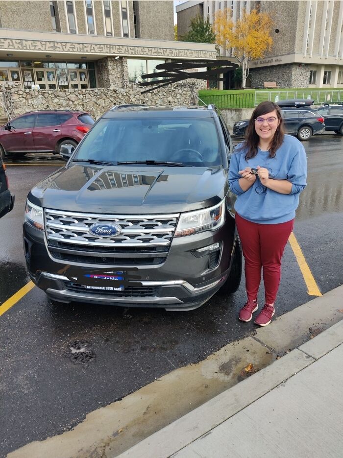 Mom I Bought My First Car. I Am So Proud And I Didn't Take Out A Loan. I Worked So Hard For This