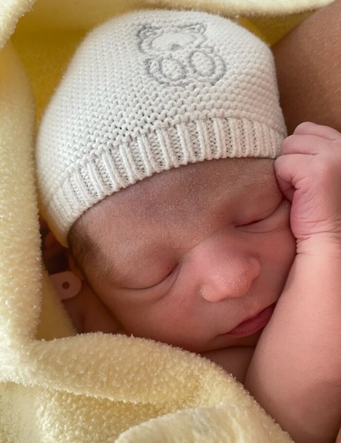 Hey Mom Meet My Baby! Born This Morning!