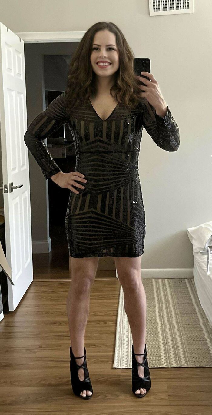 Crossdresser, And Will Be Presenting Female Out In Public For The First Time!! Could Use Some Words Of Encouragement So I Don’t Chicken Out. Ps Will Be Shaving, Didn’t Have Time Before Trying Dress On