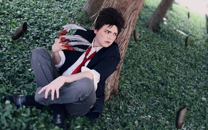 Shinichi With Migi From Parasyte: The Maxim