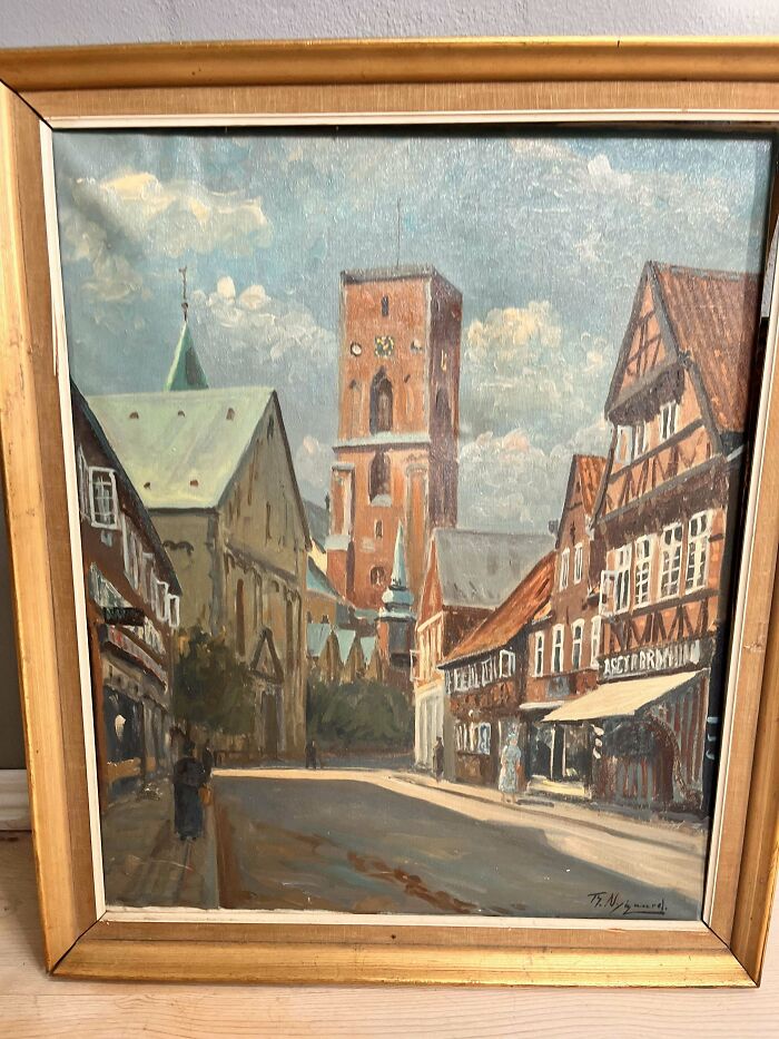 My Brother Took A Picture At The Exact Same Place As This 100+ Year Old Painting, And Almost Nothing Changed Since Then