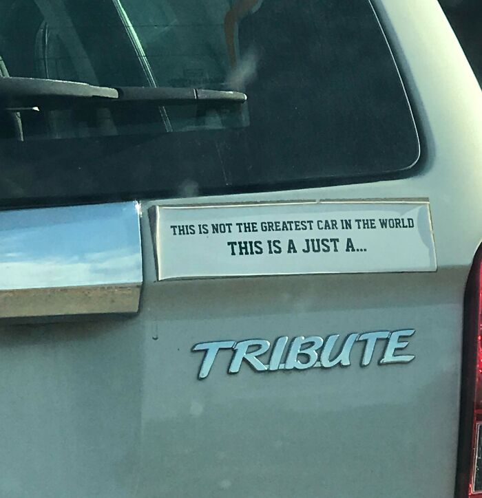 My Favorite Bumper Sticker Ever