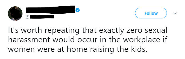 Clearly, It's The Women's Fault