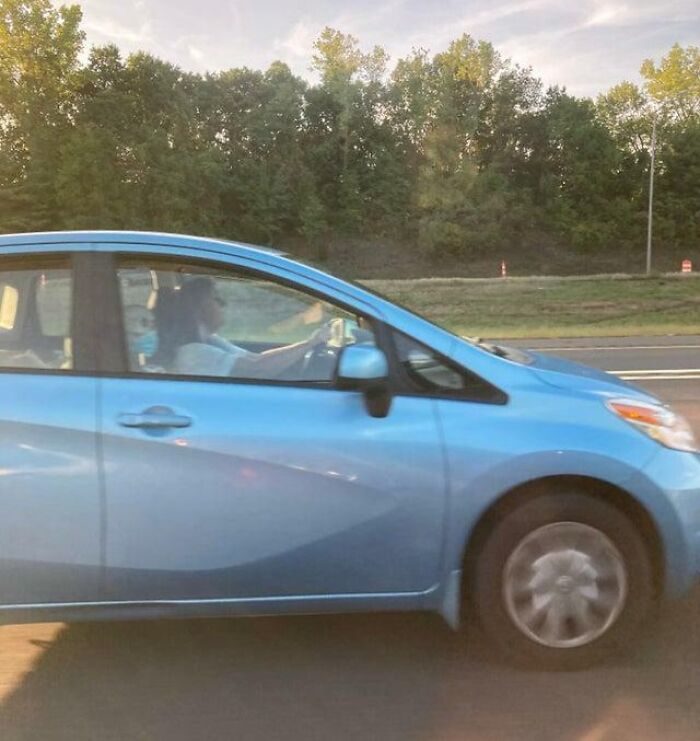 Lady Has A Mannequin In The Passenger Seat So She Can Use The Carpool Lane