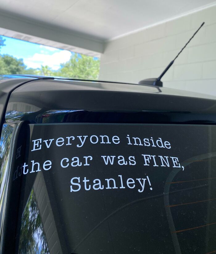 My Hubs Surprised Me With The Best Bumper Sticker