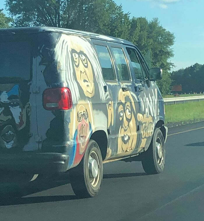 Saw A Danny DeVito Devoted Van On The Highway. Vanny DeVito