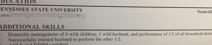 Read This On An Applicant’s Resume