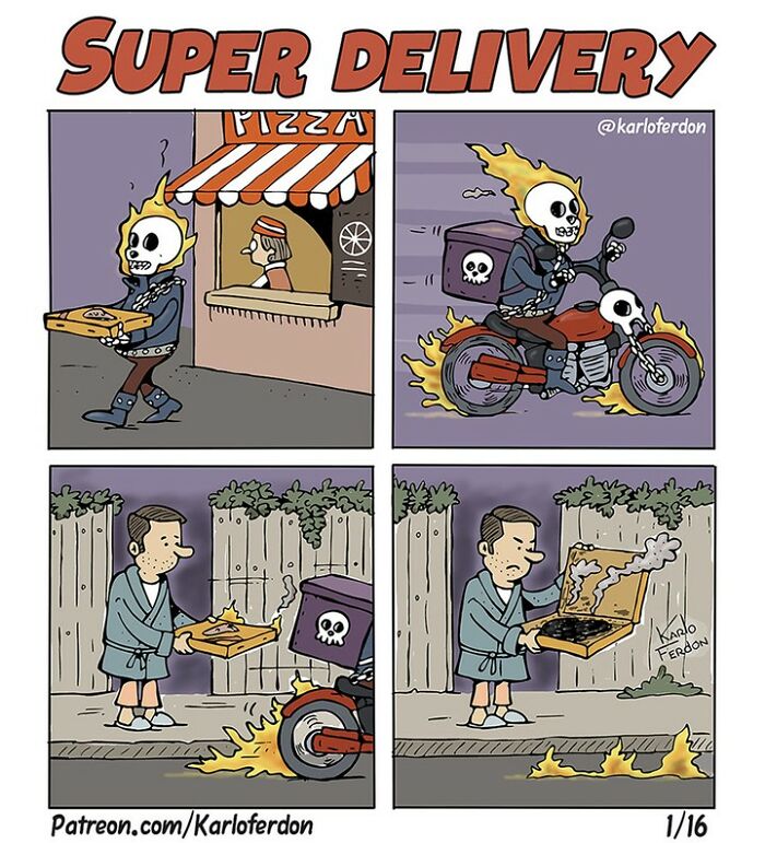 This Artist Continues To Make Humorous Comics Without Using A Single Word, And Here Are His 30 Newest Ones