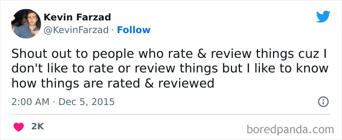 *goes To A Restaurant* I *must* Leave A Review