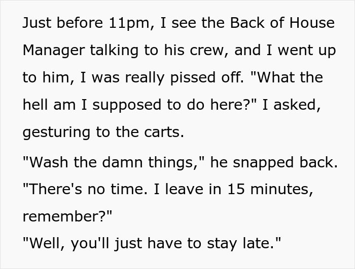 Manager Ignores His Part Of The Deal With Busboy, Regrets It When He Just Up And Leaves, Leaving The Place In Complete Pandemonium Manager Ignores His Part Of The Deal With Busboy, Regrets It When He Just Up And Leaves, Leaving The Place In Complete Pandemonium