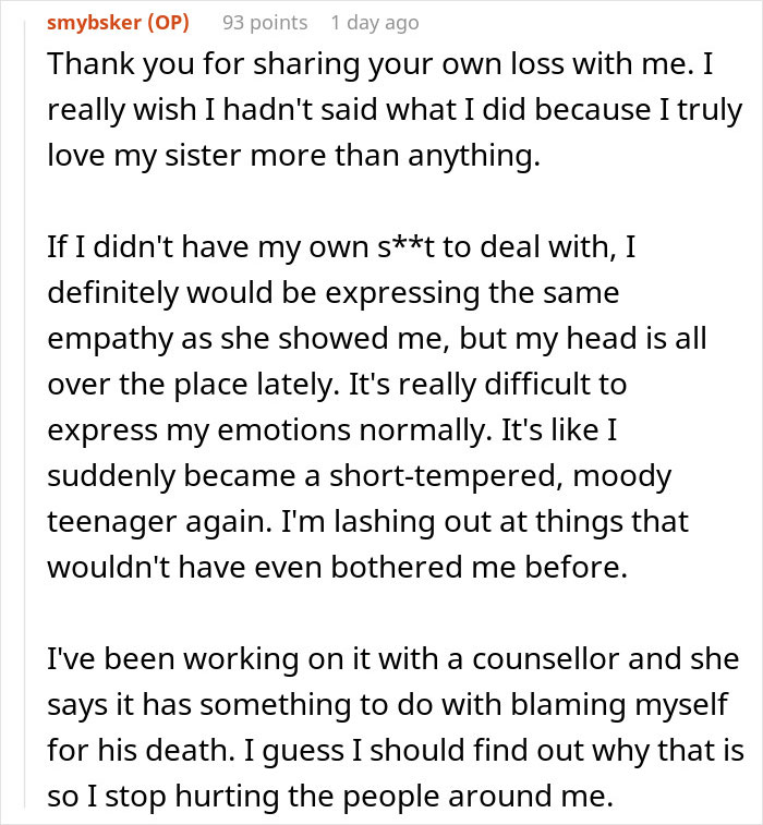 &ldquo;A Dog Is Not The Same As A Husband&rdquo;: Woman Loses Patience With Her Sister For Nonstop Comparisons Of Their Losses