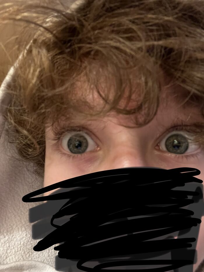 My Messy Hair And Eyeballs