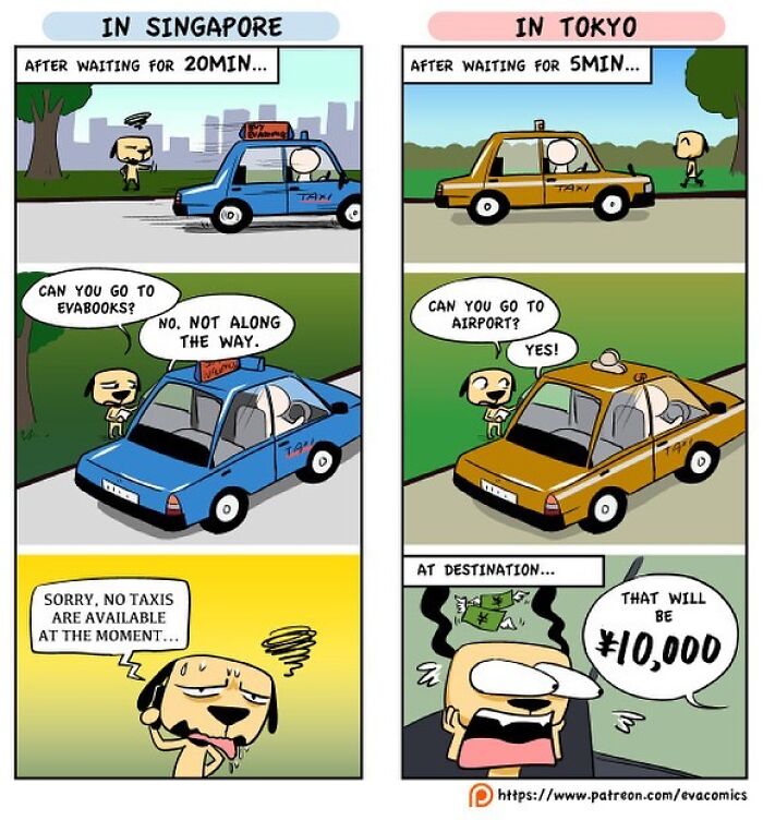 A Cartoonist Creates Cool Comics That Show Japan Is A Country Like No Other (New Pics)