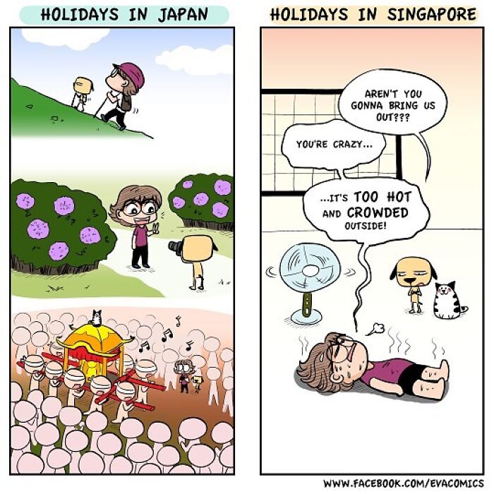 A Cartoonist Creates Cool Comics That Show Japan Is A Country Like No Other (New Pics)