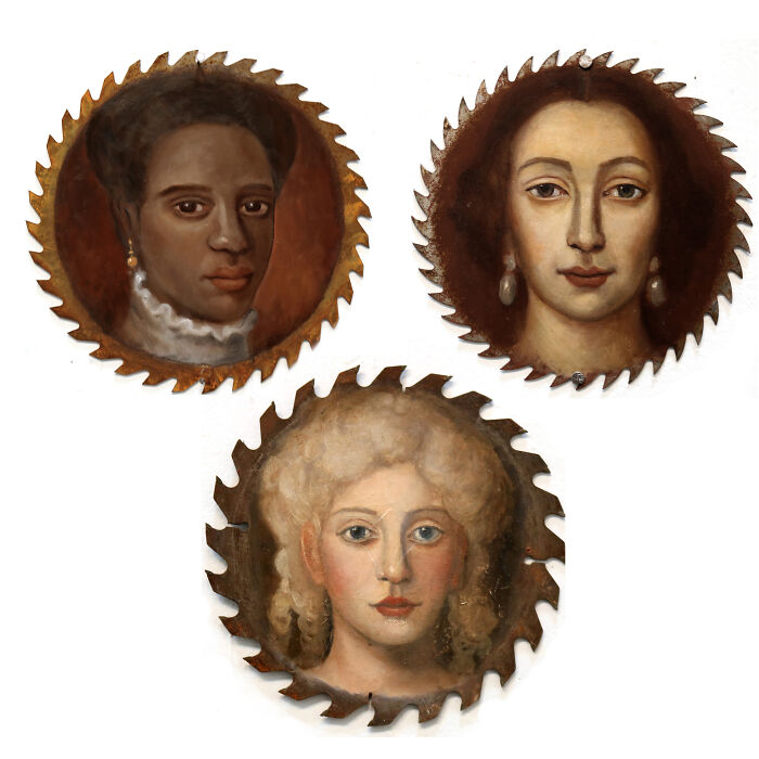 Portraits On Circular Sawblades