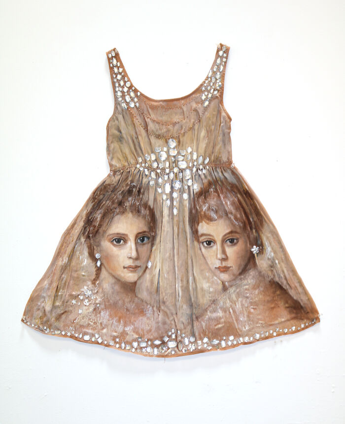 "Ingenues", Painted Dress