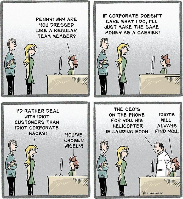 Artist Creates Humorous Comics That Retail Workers And Regular People Will Probably Relate To ( New Pics)