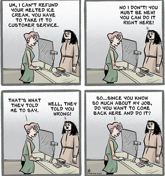 Artist Creates Humorous Comics That Retail Workers And Regular People Will Probably Relate To ( New Pics)