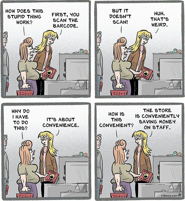 Artist Creates Humorous Comics That Retail Workers And Regular People Will Probably Relate To ( New Pics)