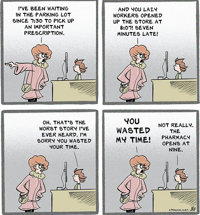 Artist Creates Humorous Comics That Retail Workers And Regular People Will Probably Relate To ( New Pics)