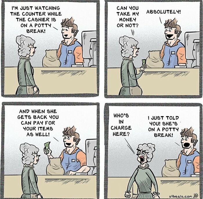 Artist Creates Humorous Comics That Retail Workers And Regular People Will Probably Relate To ( New Pics)