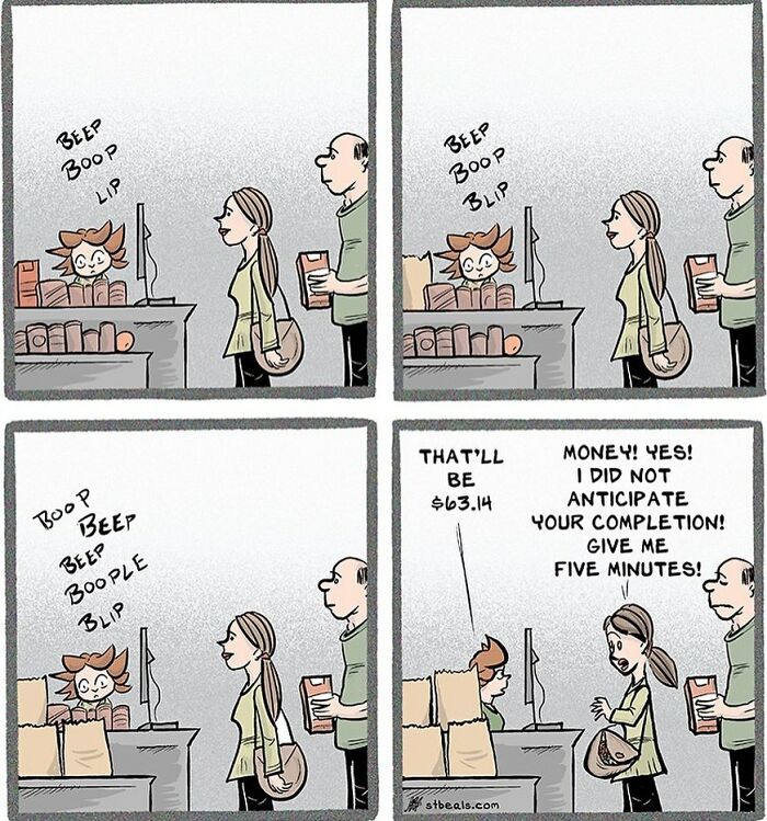 Artist Creates Humorous Comics That Retail Workers And Regular People Will Probably Relate To ( New Pics)