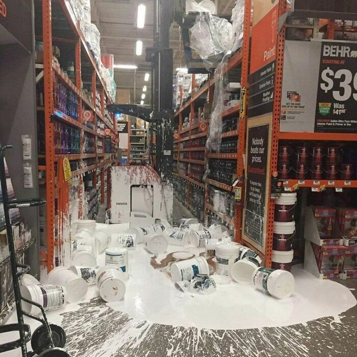 Hey Bob Can You Go Grab The Bucket Off The Top Shelf?