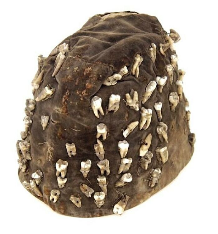 A Brown Velvet Hat That Belonged To A Street Dentist Or Traveling Tooth Puller In London In The 1820’s-1850’s