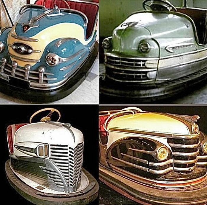 Carritos chocones de los años 50 en la cima de su estilo