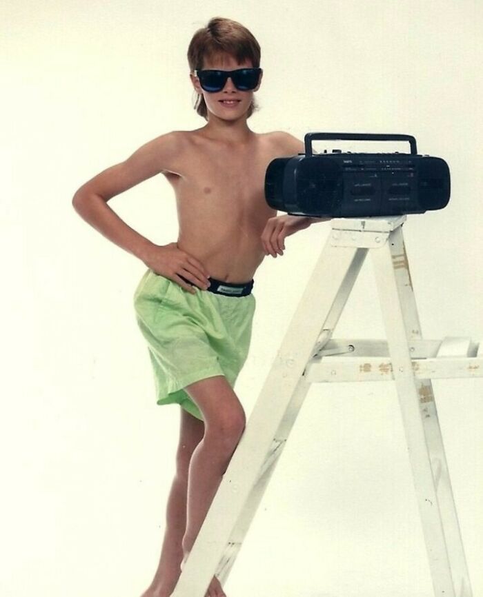 “My Husband And I Decided To Compile Childhood Pictures For A Slideshow To Have At Our Wedding Reception And When Going Through His Stack Of Photos, Nothing Could Have Prepared Me For This Gem"