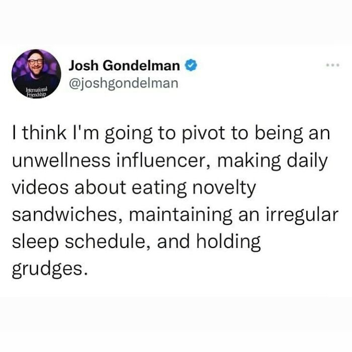 It’s Called Balance. Look It Up. @joshgondelman