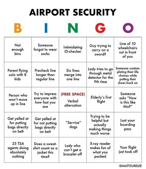 New one about airport security ✈️