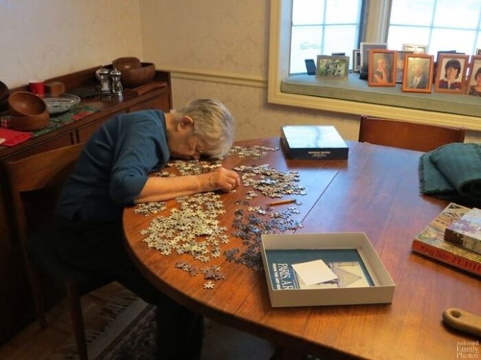 “Thirteen Of Grandma’s Grandchildren Were In The House For A Couple Days Around Christmas-Time. She Was Pretty Exhausted.”⁠