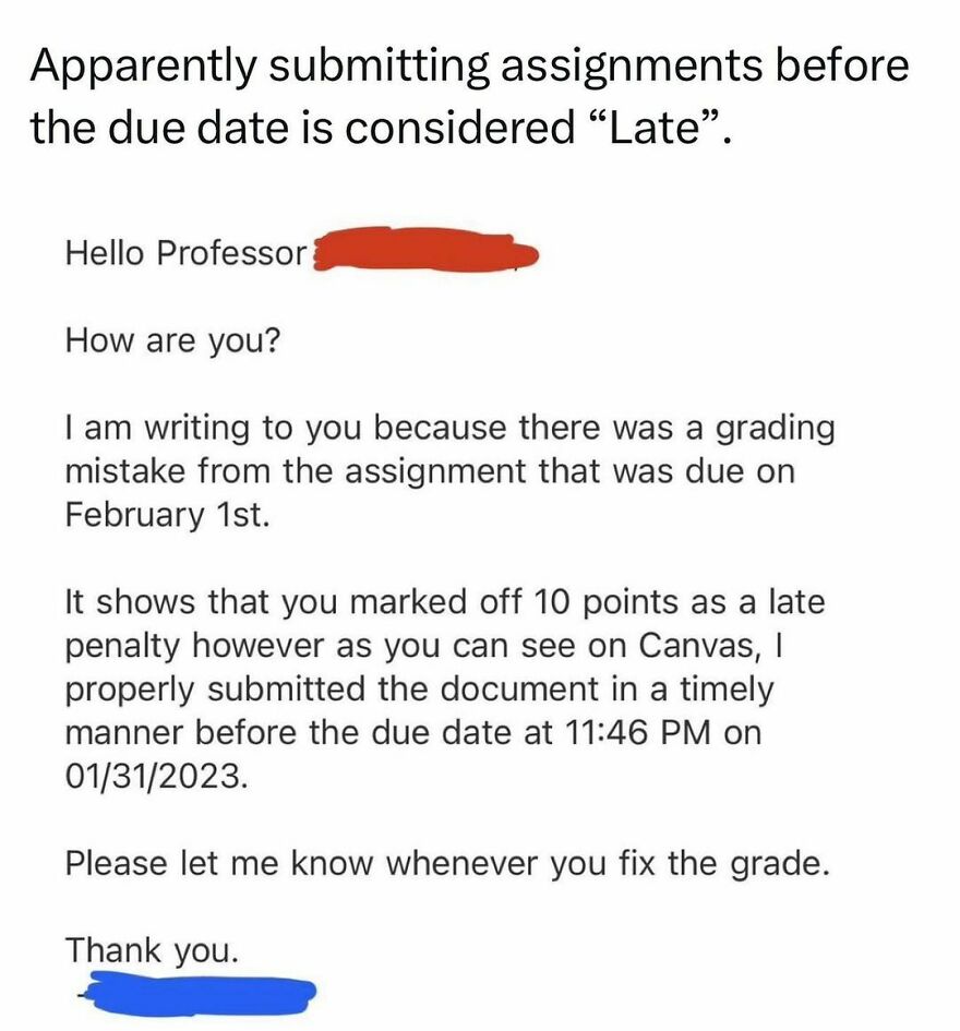 You have 60 minutes to write this test." Hands in test in 59 minutes