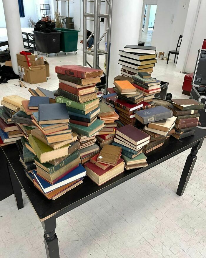 A Ton Of Old Books Used For Props + Bookends Available At 105 Wooster St! 