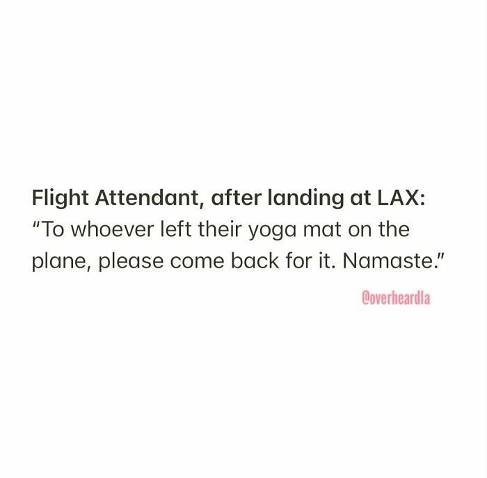 Lax. 🙏🛬 Overheard By @naomigili 📥