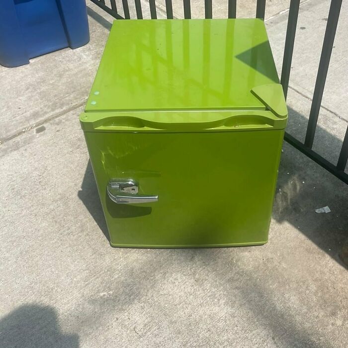 Cutest Green Fridge On 181 Troutman St