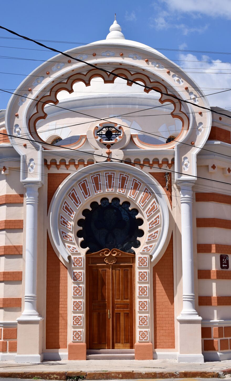 The Intricately Detailed Entryway Of Casa Morisca