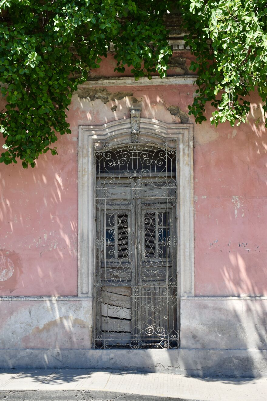 An Alluring Facade In A Street In Merida, Mexico