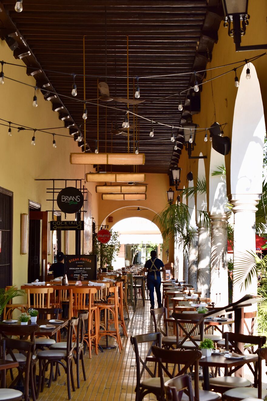 An Arcade At Parque Santa Lucia
