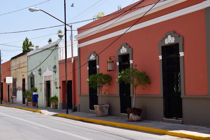 A Street In Merida, Mexico