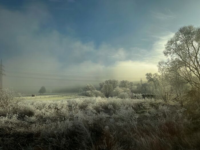 December Train Ride To Frankfurt