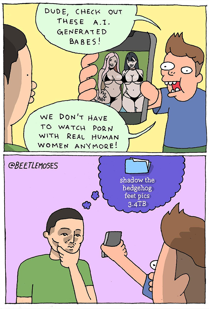 Hilarious Nonsensical "Beetlemoses" Comics With A Dark Twist