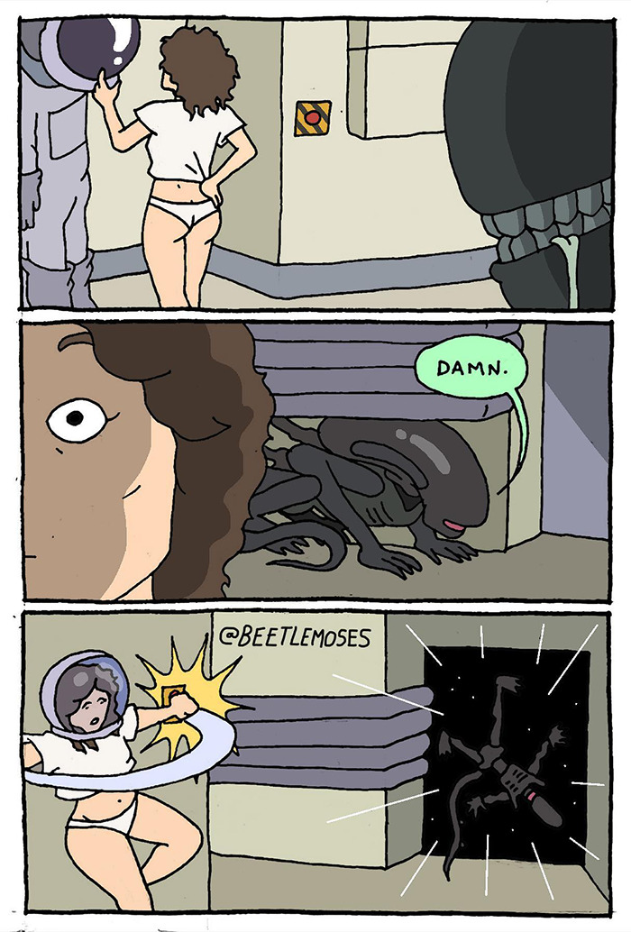 Hilarious Nonsensical "Beetlemoses" Comics With A Dark Twist