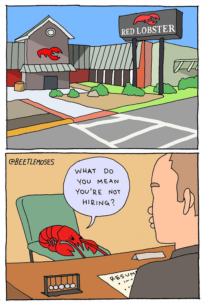 Hilarious Nonsensical "Beetlemoses" Comics With A Dark Twist