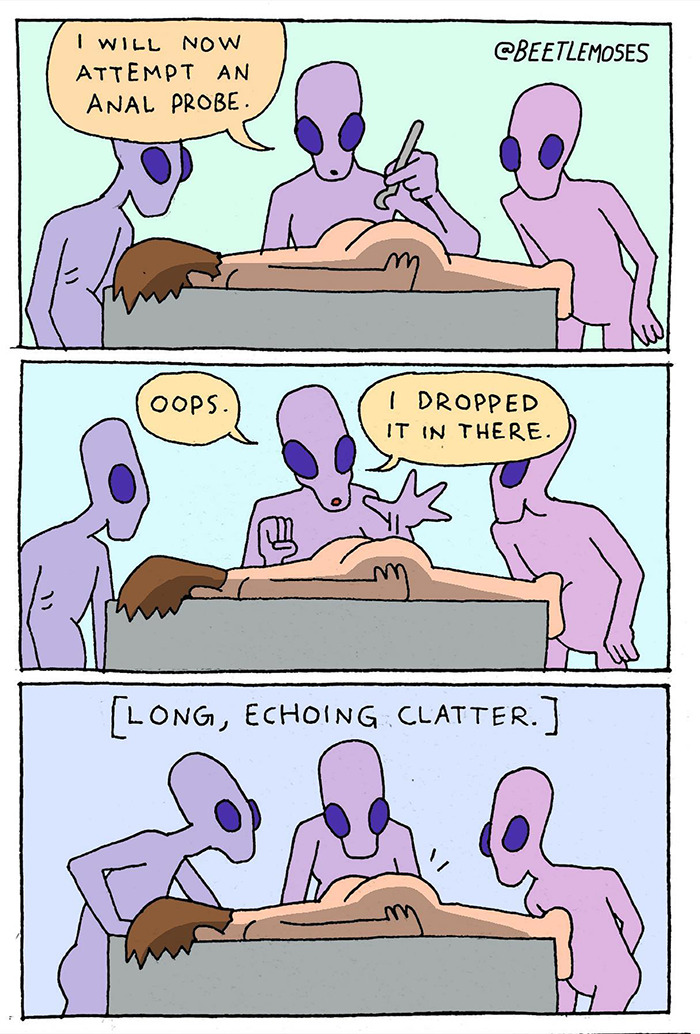 Hilarious Nonsensical "Beetlemoses" Comics With A Dark Twist